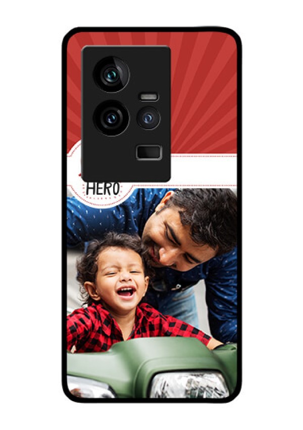 iQOO 11 5G Photo Printing on Glass Case - My Dad Hero Design