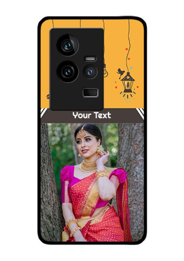 iQOO 11 5G Custom Glass Mobile Case - with Family Picture and Icons