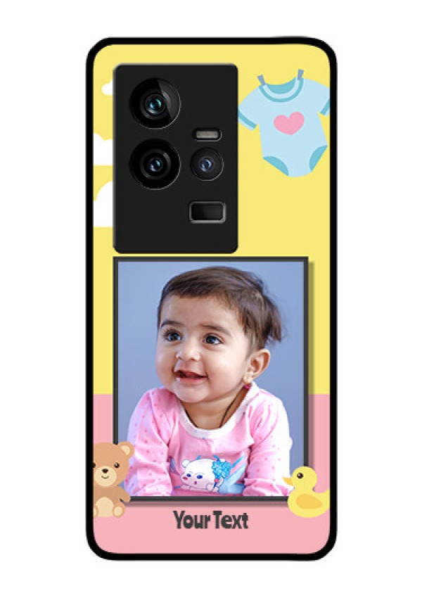 iQOO 11 5G Photo Printing on Glass Case - Kids 2 Color Design