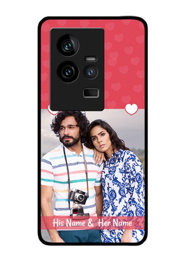 iQOO 11 5G Photo Printing on Glass Case - Simple Love Design