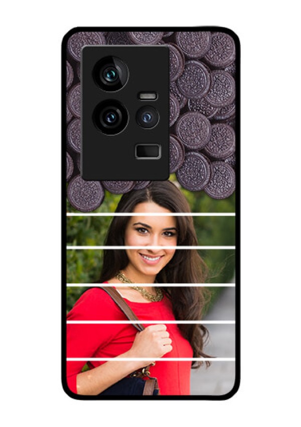 iQOO 11 5G Custom Glass Phone Case - with Oreo Biscuit Design