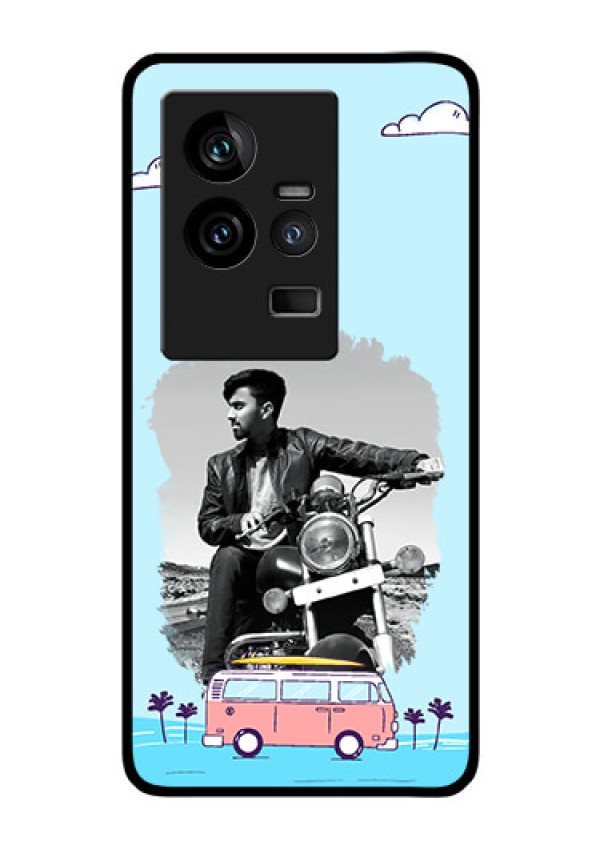 iQOO 11 5G Photo Printing on Glass Case - Travel & Adventure Design