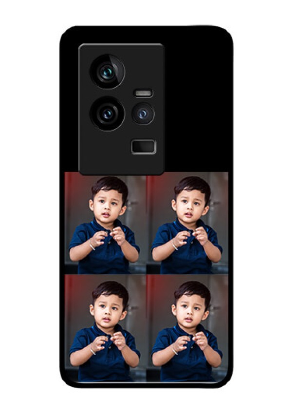 iQOO 11 5G 4 Image Holder on Glass Mobile Cover