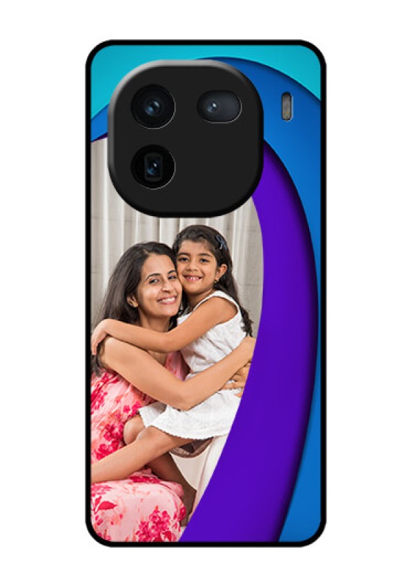iQOO 12 5G Custom Glass Phone Case - Simple Pattern Design