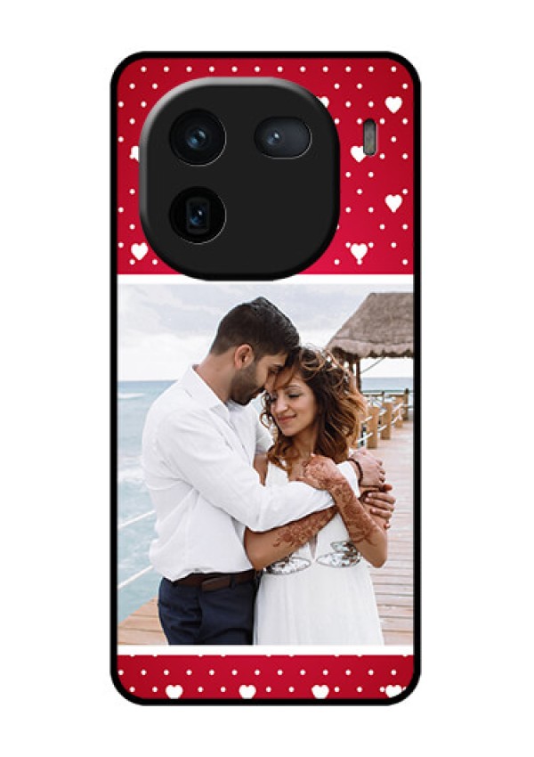 iQOO 12 5G Custom Glass Phone Case - Hearts Mobile Case Design