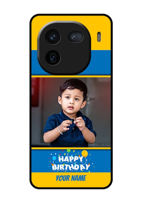 iQOO 12 5G Custom Glass Phone Case - Birthday Wishes Design