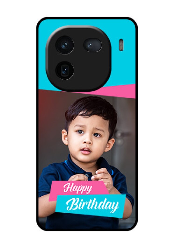 iQOO 12 5G Custom Glass Phone Case - Image Holder With 2 Color Design