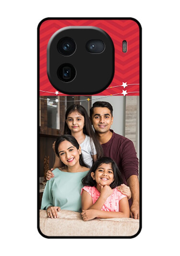 iQOO 12 5G Custom Glass Phone Case - Happy Family Design