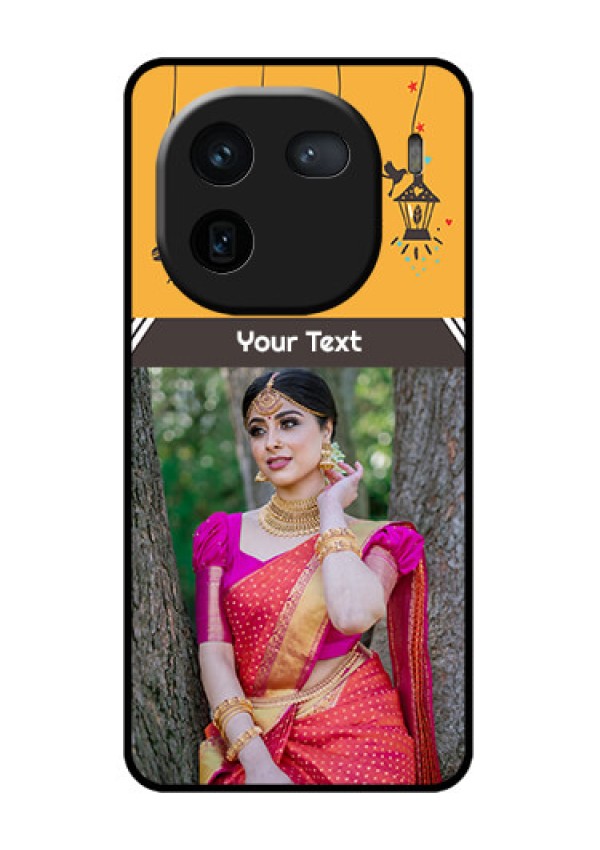 iQOO 12 5G Custom Glass Phone Case - With Family Picture And Icons
