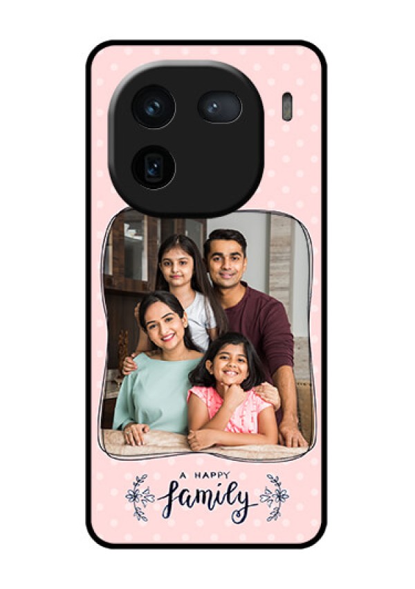 iQOO 12 5G Custom Glass Phone Case - Family With Dots Design