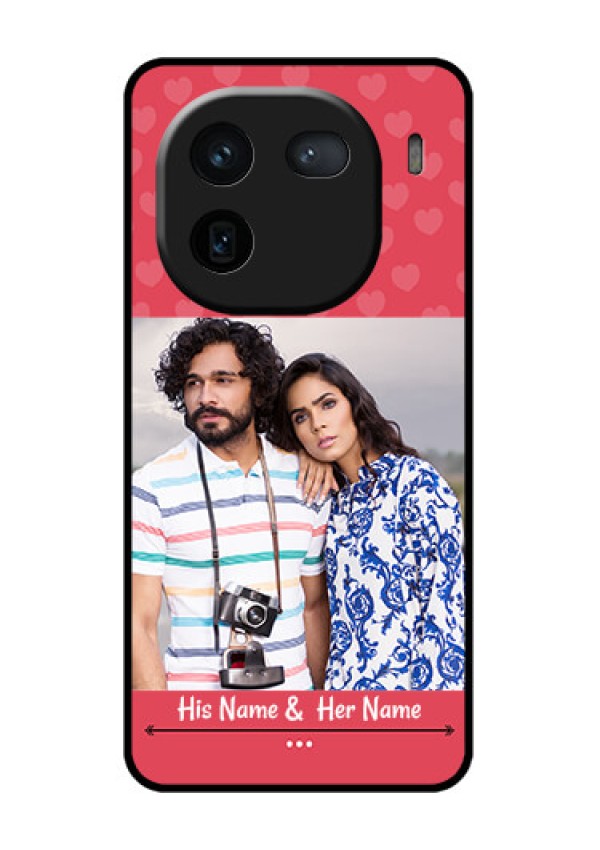iQOO 12 5G Custom Glass Phone Case - Simple Love Design