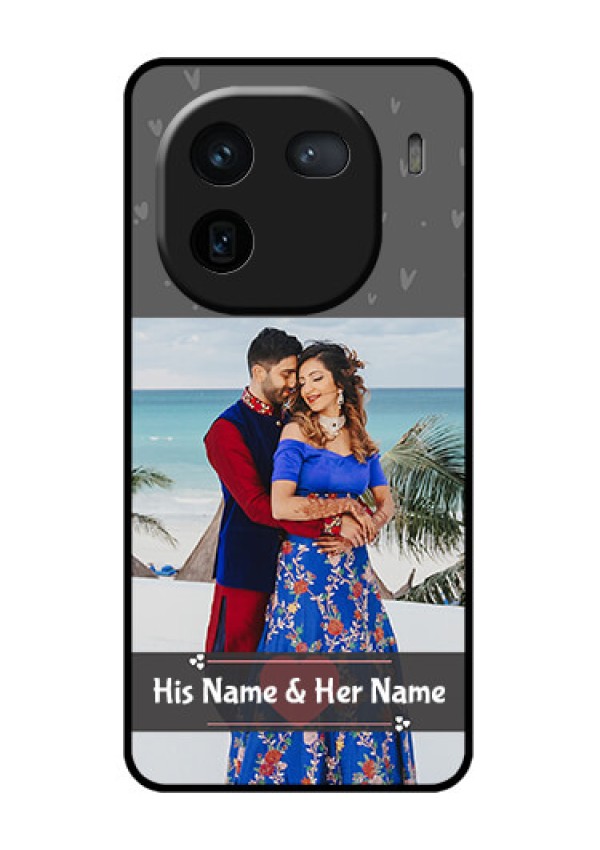 iQOO 12 5G Custom Glass Phone Case - Buy Love Design With Photo Online