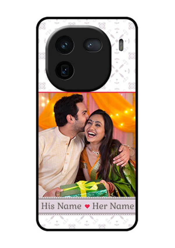 iQOO 12 5G Custom Glass Phone Case - With Photo And Ethnic Design