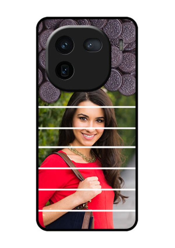 iQOO 12 5G Custom Glass Phone Case - With Oreo Biscuit Design