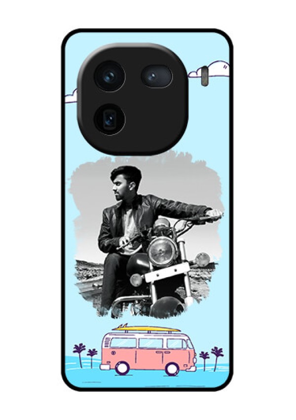 iQOO 12 5G Custom Glass Phone Case - Travel & Adventure Design