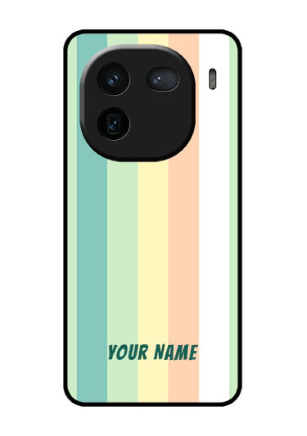 iQOO 12 5G Custom Glass Phone Case - Multi - Colour Stripes Design