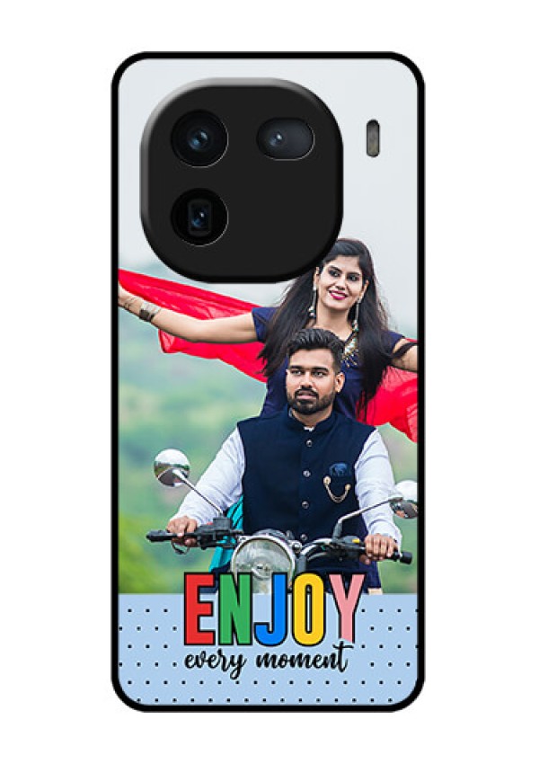 iQOO 12 5G Custom Glass Phone Case - Enjoy Every Moment Design