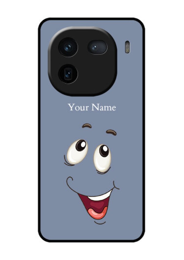iQOO 12 5G Custom Glass Phone Case - Laughing Cartoon Face Design