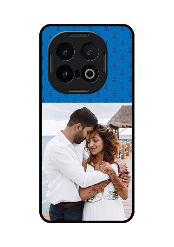 iQOO 13 5G Custom Glass Phone CaseBlue Anchors Design