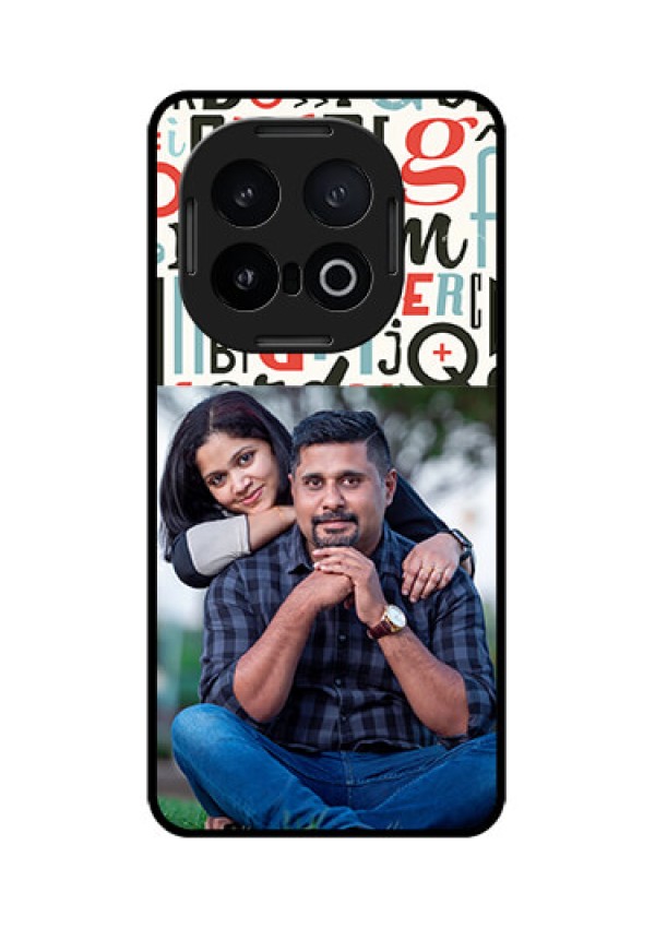 iQOO 13 5G Custom Glass Phone CaseAlphabet Design