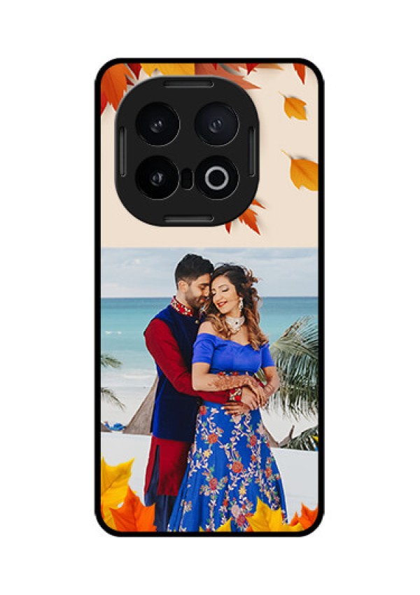 iQOO 13 5G Custom Glass Phone CaseAutumn Maple Leaves Design