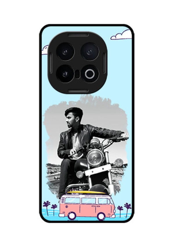 iQOO 13 5G Custom Glass Phone CaseTravel and Adventure Design