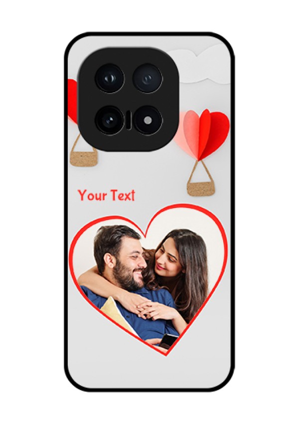 iQOO 15 5G Custom Glass Phone Case - Parachute Love Design