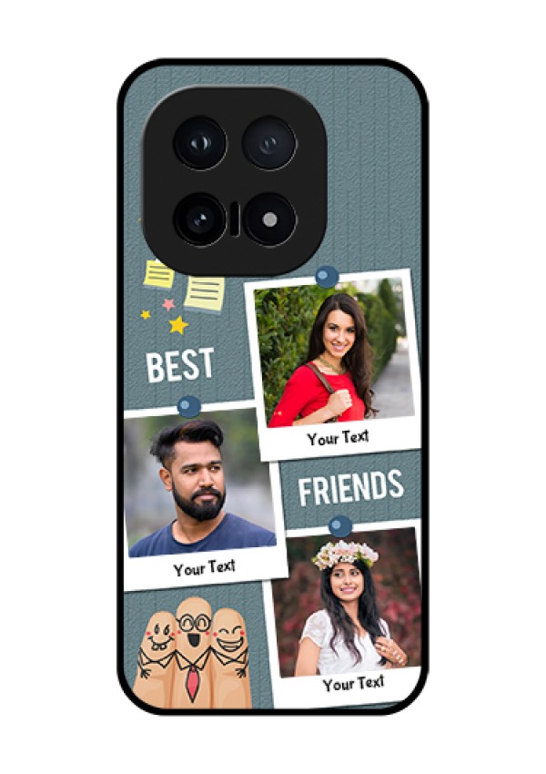 iQOO 15 5G Custom Glass Phone Case - Sticky Frames And Friendship Design