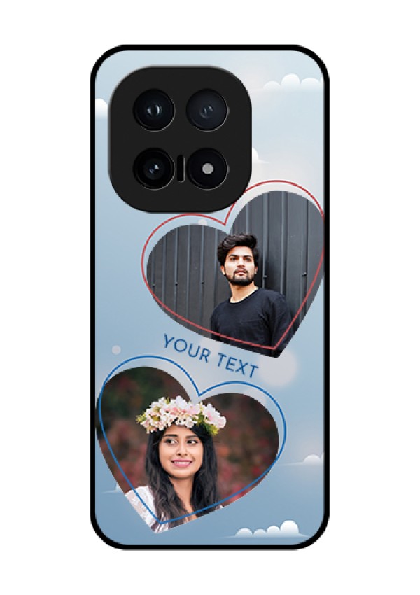 iQOO 15 5G Custom Glass Phone Case - Blue Color Couple Design