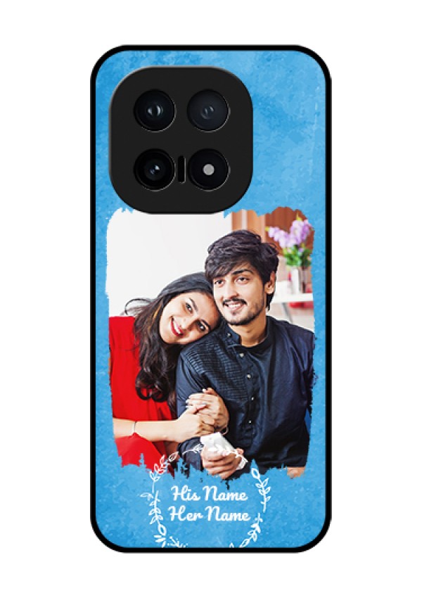 iQOO 15 5G Custom Glass Phone Case - Blue Color Vintage Design