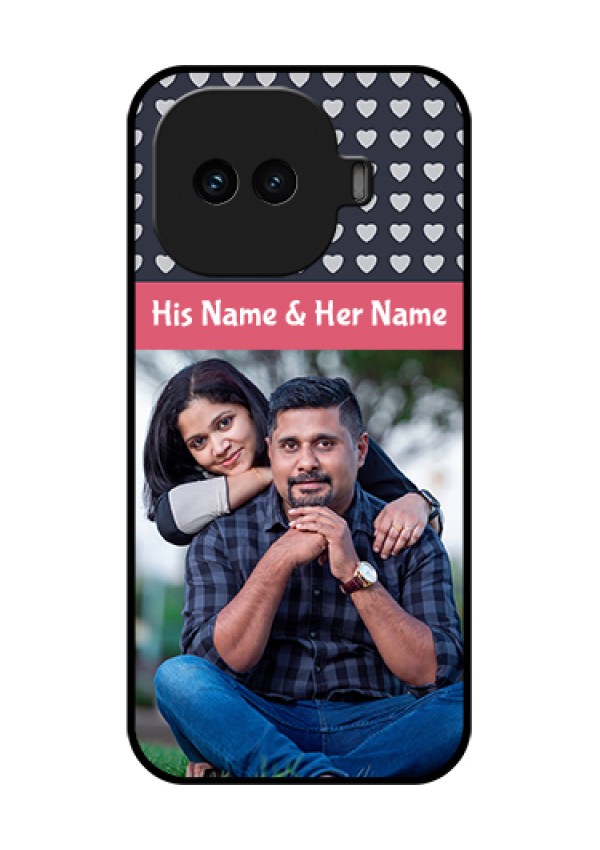 iQOO 15R 5G Custom Glass Phone Case - Love Symbols Design