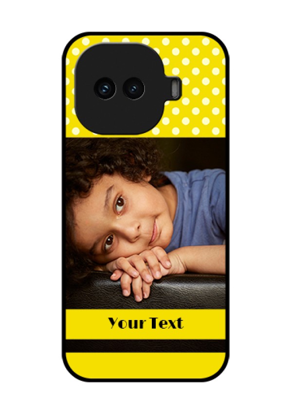 iQOO 15R 5G Custom Glass Phone Case - Bright Yellow Case Design