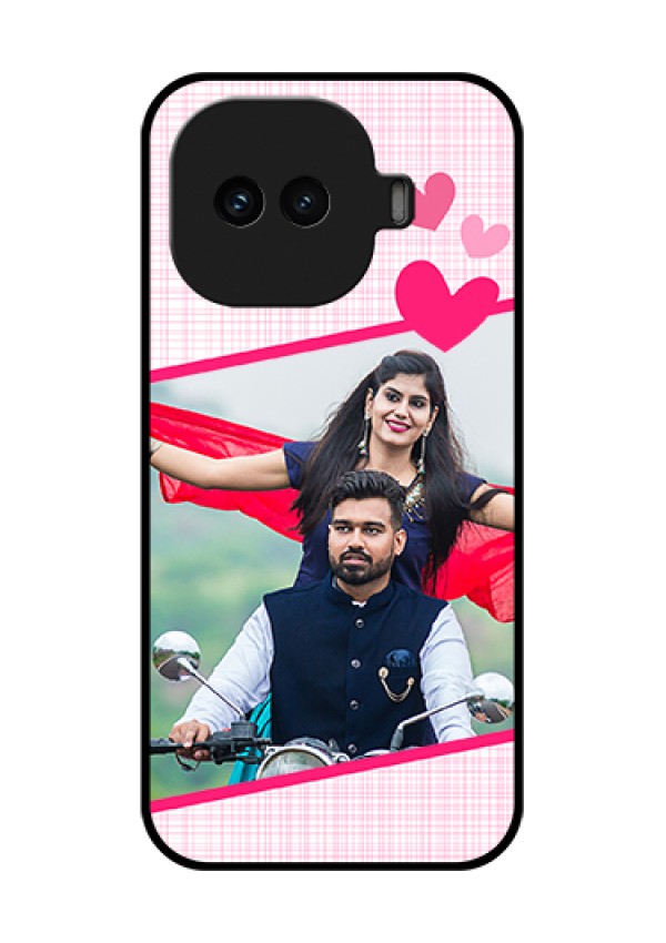 iQOO 15R 5G Custom Glass Phone Case - Love Shape Heart Design