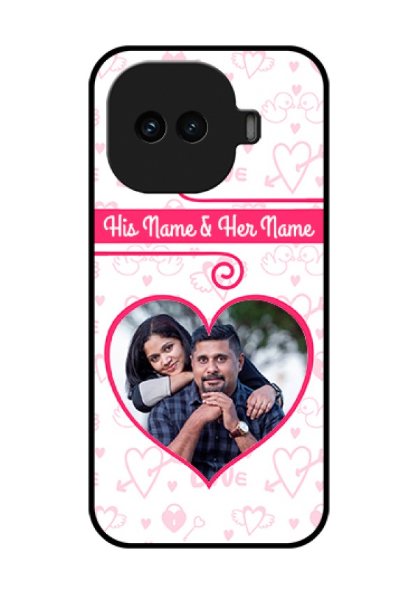 iQOO 15R 5G Custom Glass Phone Case - Heart Shape Love Design