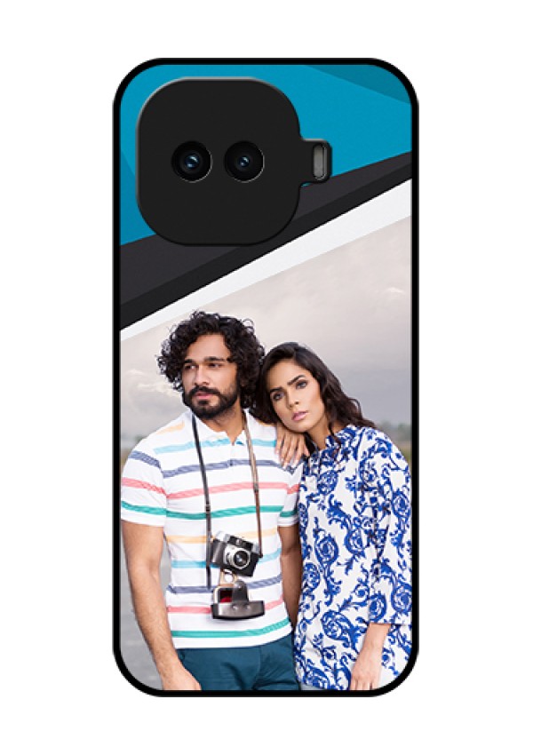 iQOO 15R 5G Custom Glass Phone Case - Simple Pattern Photo Upload Design