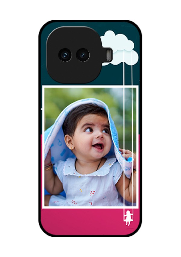 iQOO 15R 5G Custom Glass Phone Case - Cute Girl With Cloud Design
