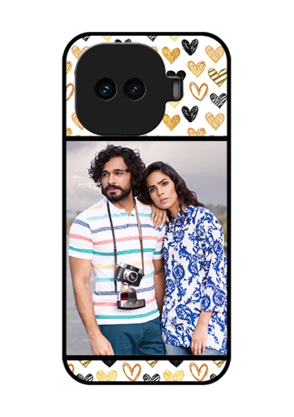 iQOO 15R 5G Custom Glass Phone Case - Love Symbol Design