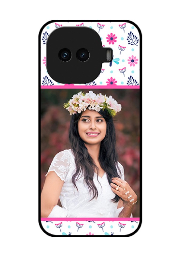 iQOO 15R 5G Custom Glass Phone Case - Colorful Flower Design