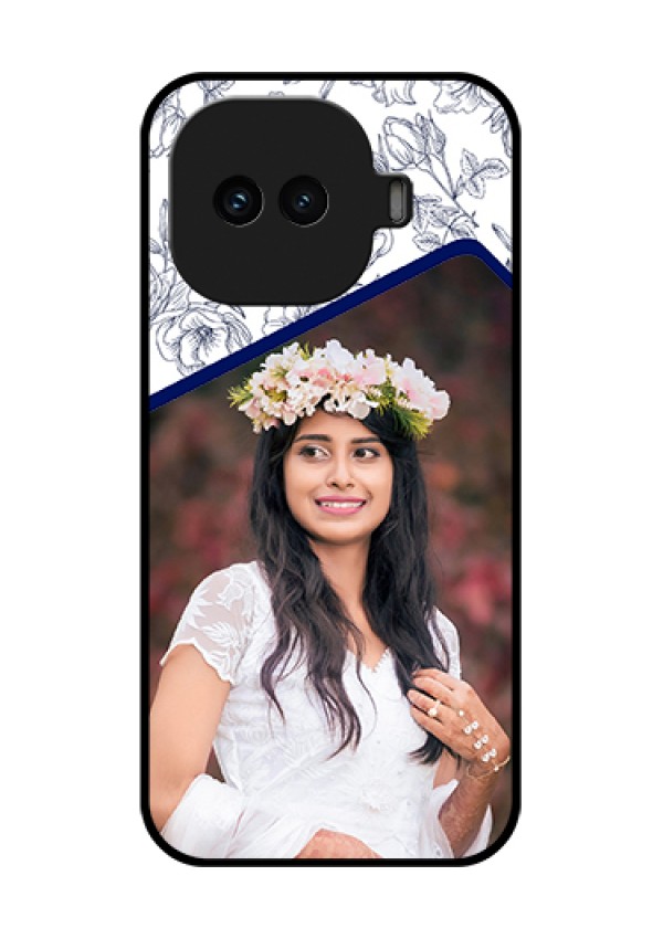iQOO 15R 5G Custom Glass Phone Case - Classy Floral Design