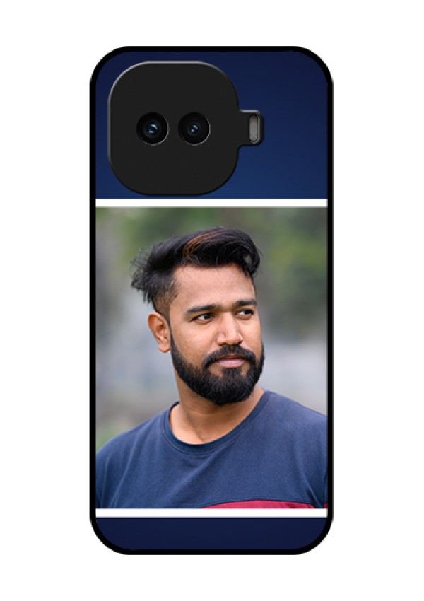 iQOO 15R 5G Custom Glass Phone Case - Simple Royal Blue Design
