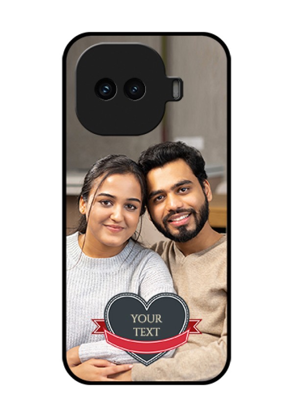 iQOO 15R 5G Custom Glass Phone Case - Just Married Couple Design