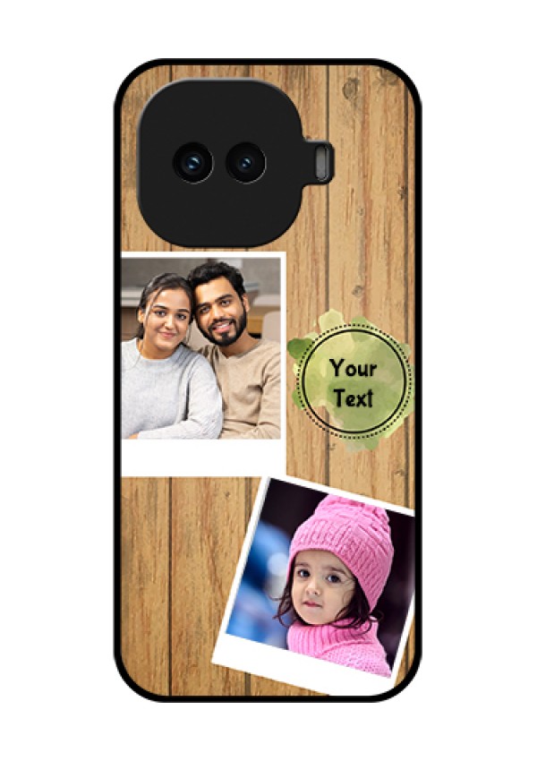 iQOO 15R 5G Custom Glass Phone Case - Wooden Texture Design