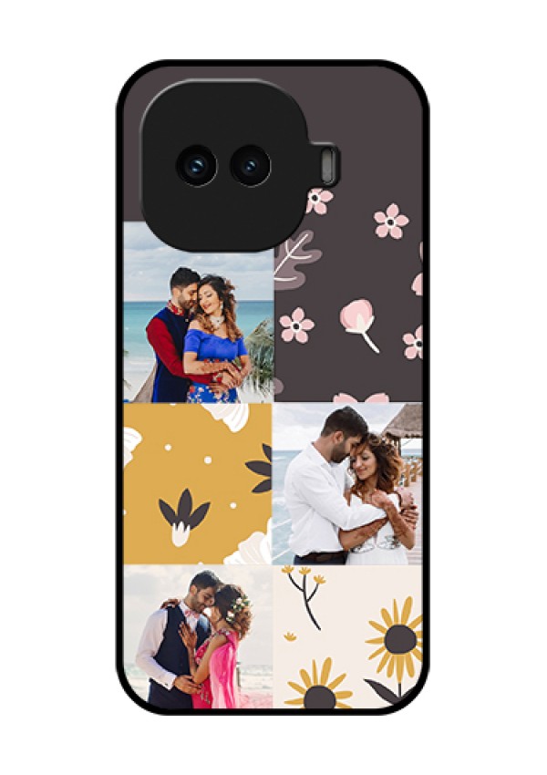 iQOO 15R 5G Custom Glass Phone Case - 3 Images With Floral Design