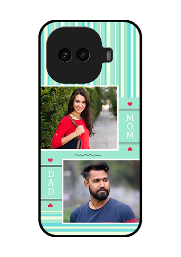 iQOO 15R 5G Custom Glass Phone Case - Mom & Dad Pic Design