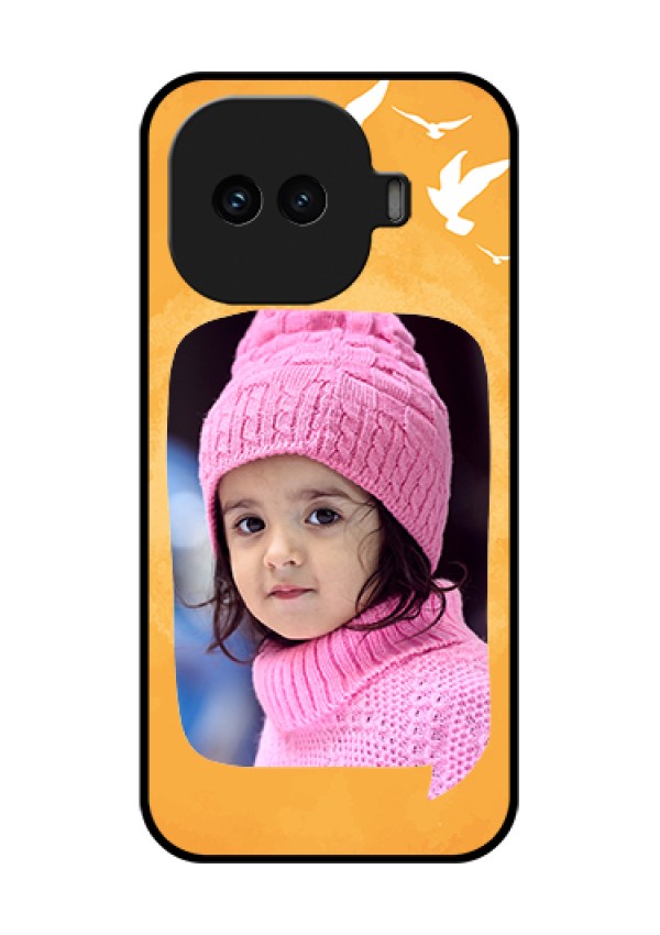 iQOO 15R 5G Custom Glass Phone Case - Water Color Design With Bird Icons