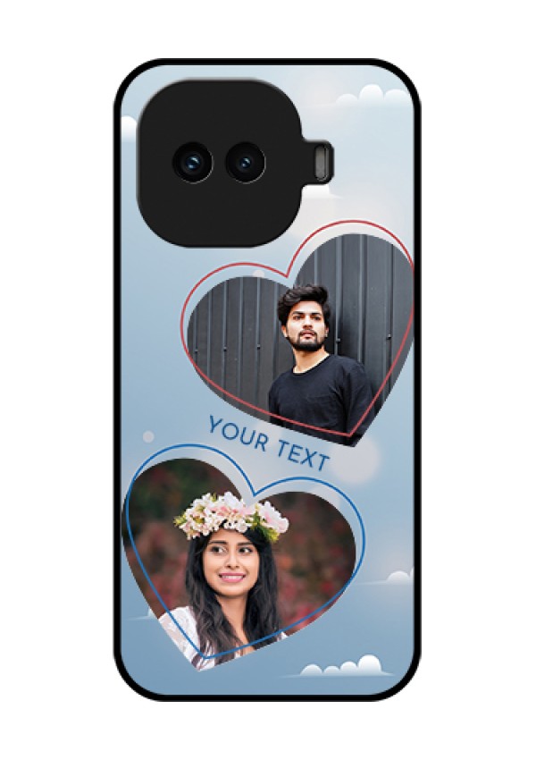 iQOO 15R 5G Custom Glass Phone Case - Blue Color Couple Design