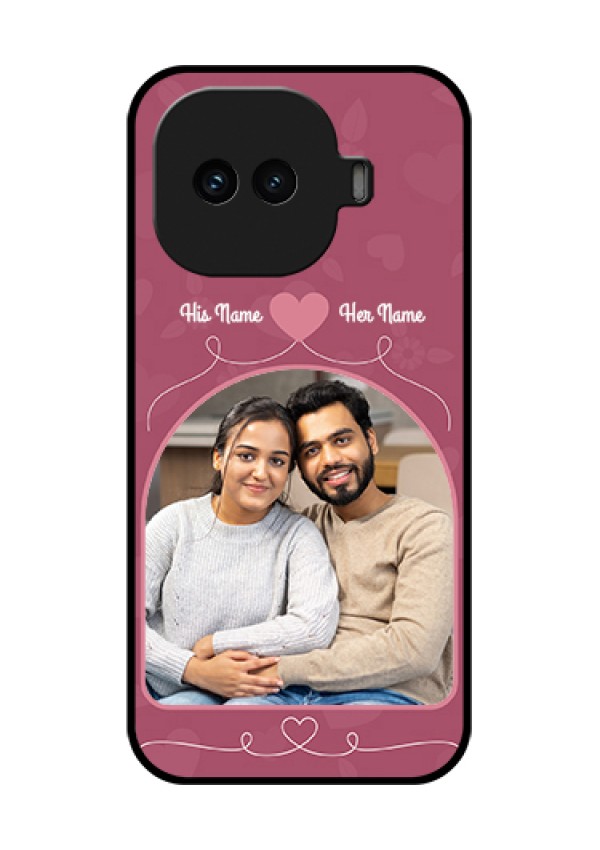 iQOO 15R 5G Custom Glass Phone Case - Love Floral Design