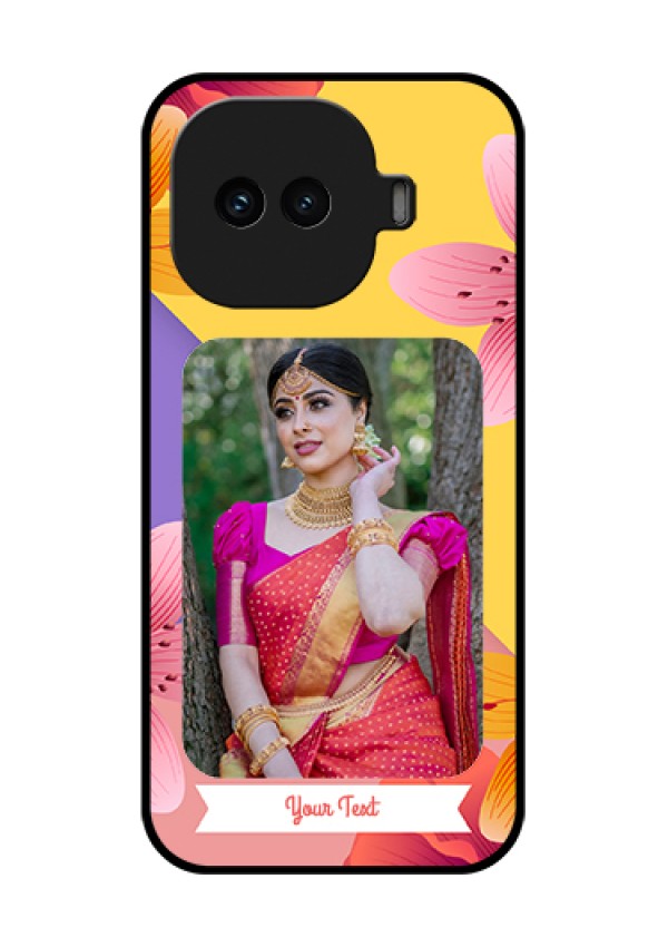iQOO 15R 5G Custom Glass Phone Case - 3 Image With Vintage Floral Design