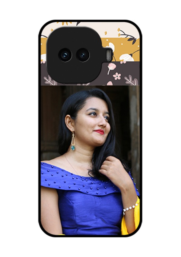 iQOO 15R 5G Custom Glass Phone Case - Stylish Floral Design