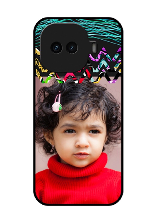 iQOO 15R 5G Custom Glass Phone Case - Neon Abstract Design